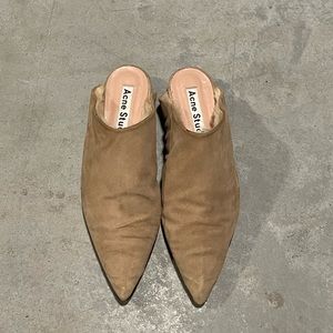 Acne Studios Suede Mules